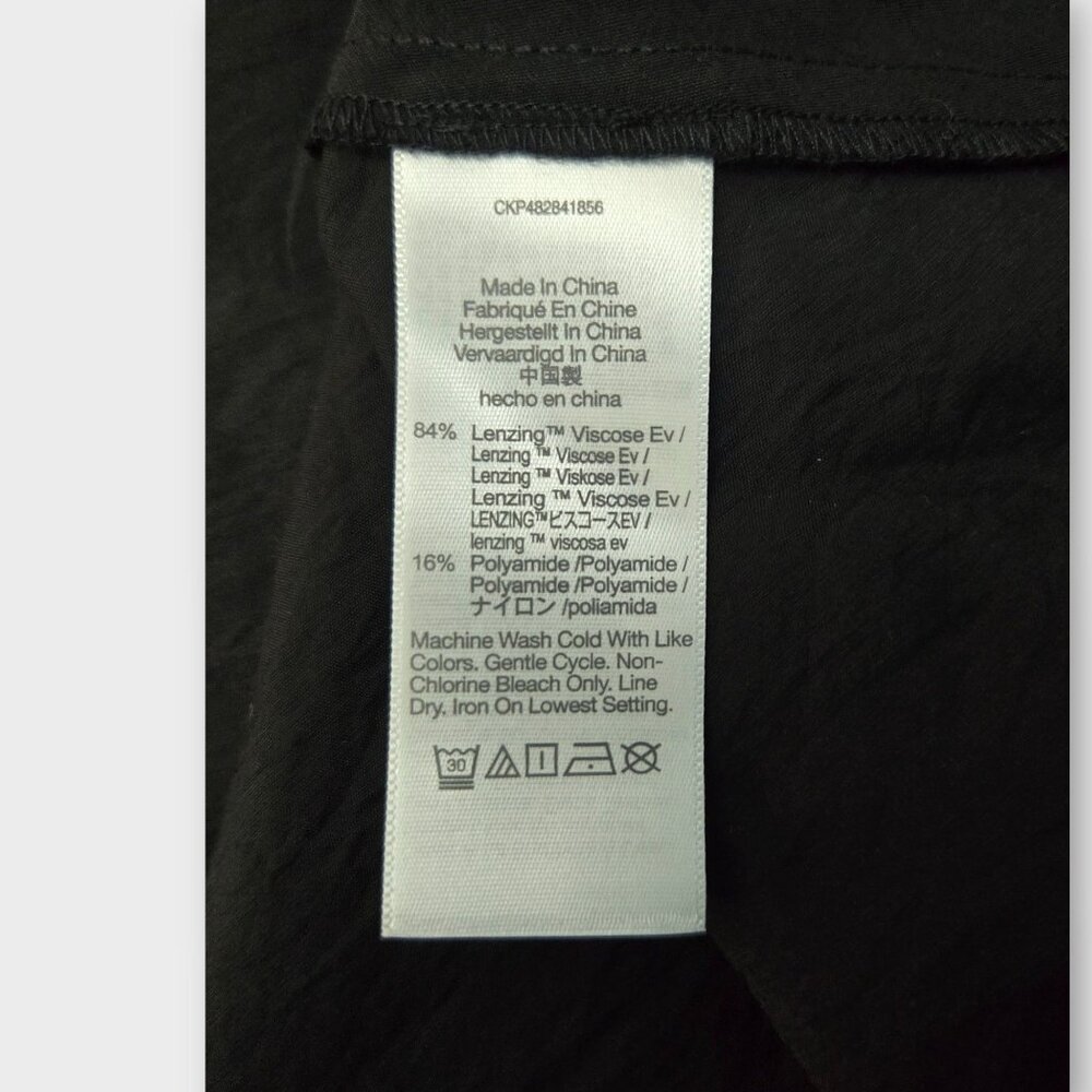 MADEWELL The Ariana Midi Dress Black NWT - Picture 7 of 8